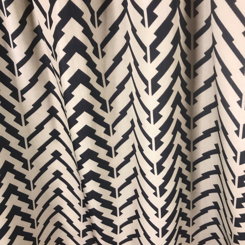 THML Sz S Chevron Flounce Layered Sleeveless Dres - Picture 5 of 8